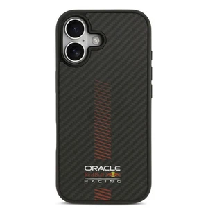 Funda protectora Red Bull iPhone 17 MagSafe fibra de carbono real Powerbar negra - Imagen 1 de 8