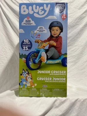 Bluey Junior Cruiser, Bicicleta, Triciclo, Volante - Nuevo En Caja Foto 1 de 3