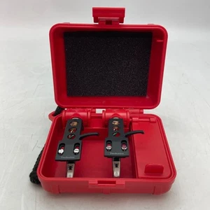 Set of 2 Ortofon OM QBert DJ Scratch Stylus SH.4 Pre-Mounted Technics Headshells - Picture 1 of 5