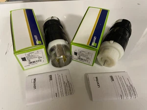 NEW  50Amp 250V 3W Twist Locking Plug & Receptacle CS8264C & CS8265C - Picture 1 of 1