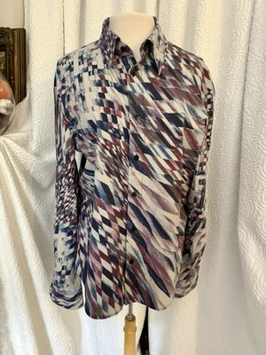 Мужская рубашка Just Cavalli с манжетами на пуговицах размер XXL - Изображение 1 из 4