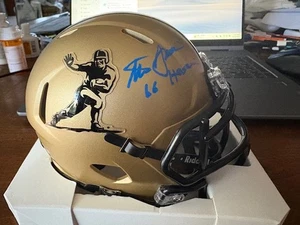 STEVE SPURRIER SIGNED HEISMAN MINI HELMET 66 HEISMAN INSCRIPTION BECKETT WITNESS - Picture 1 of 4