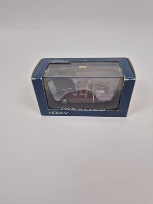 AU589 NOREV 1/43 1:43 CITROEN DS21 CABRIOLET 1972 BORDEAUX METALLISE Ref 157039 - Photo 1/4