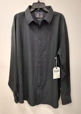 Rugby Men's Stretch Gray Size 3XL Button-Up Shirt - Image 1 of 4