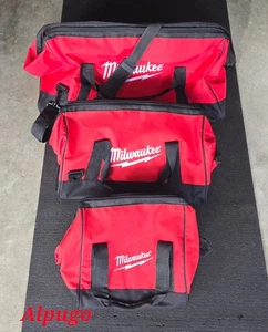 Milwaukee 22x12x12 / 16x10x10 / 10x10x10 Canvas Tool Bags (3 BAGS !!) M18 M12 - Picture 1 of 5