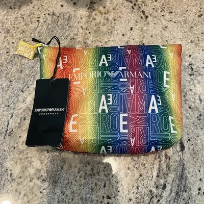 EMPORIO ARMANI Baúl Calzoncillos Boxer Gay Hombres Grandes L Arco Iris Paquete de 2 Bolsas Nuevo con Etiquetas Nuevo Foto 1 de 4