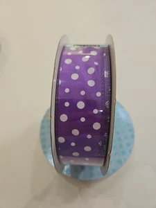 KIRKLAND WIRE EDGED RIBBON Width 3.8 Cm /1.5 Ins. Content 45.7 Metres (KR12) - Picture 1 of 7