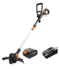 WG170.3 Worx 20V 4.0 Cordless Grass Trimmer/Edger 60 Min Quick Charger