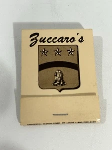 Zuccaro's Banquet Hall Macomb Michigan Holiday House Country Matches MatchBook - Picture 1 of 3