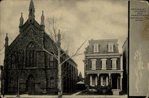 Pottstown,PA Methodist Church & Parsonage 1909 Montgomery County Pennsylvania - Picture 1 of 2