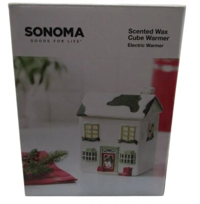 Sonoma Goods For Life Casa Decorada Vacaciones Cubo de Cera Perfumado Calentador Eléctrico Foto 1 de 4