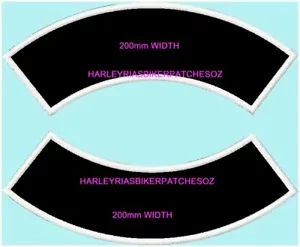 CUSTOM/MADE TO ORDER 200mm PATCH ROCKERS .... BIKER PATCH - Picture 1 of 2