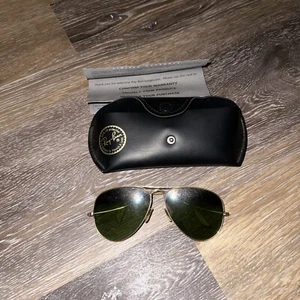 Rayban B&L RAY-BAN USA 1/10 12K GF Aviator Sunglasses Frame Gold Filled vintage - Picture 1 of 18