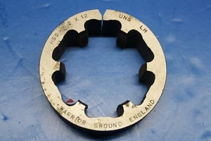Warrior 2"" UNS Die 2""-12 UNS LINKE HAND HSS Split Die 3"" Durchmesser NEU - Bild 1 von 1