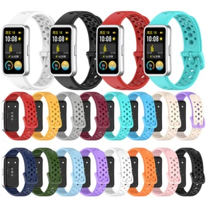Breathable Watch Strap Wristwatch Band For Huawei Band 10/10 NFC/9/9 NFC/8/8 NFC - Picture 1 of 35
