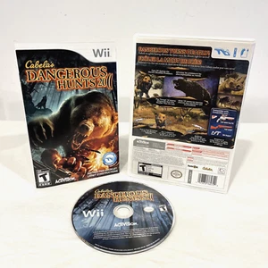 CABELA’S DANGEROUS HUNTS 2011 NINTENDO WII W/ MANUAL 2010 ACTIVISION ZAPPER GAME - Picture 1 of 4