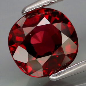 1.93Ct.Very Good Color&Full Fire! Natural Cherry Red Rhodolite Garnet Madagascar