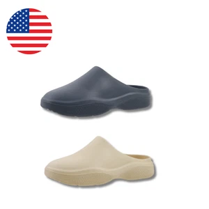 Damen Slipper Pantoletten Clogs Größe 6-11 in Grau & Beige - Bild 1 von 6