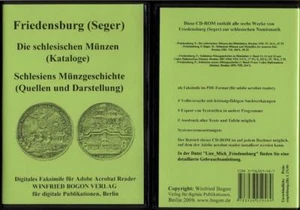 FRIEDENSBURG (SEGER): SCHLESISCHE MÜNZEN & MÜNZGESCHICHTE 6 BÄNDE auf CD-ROM - Bild 1 von 1