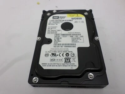 USED Western Digital 80 GB Hard Drive WD800JD-75MSA1 - Image 1 of 3