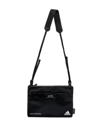 Adidas MH Sacoche Bag Unisex Sports Casual Training Gym Black Bag NWT IM5211 - Image 1 of 4
