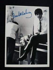 1964 Topps Beatles B & W 2nd Series # 100 Paul McCartney (EX)