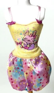 Vintage Barbie Easter Bubble Kleid gelb und rosa Special Edition - Bild 1 von 3