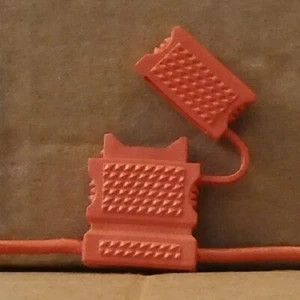 In-Line ATM Maxi Blade Waterproof Fuse Holder-12AWG 30A 600VDC Red Color - Picture 1 of 2