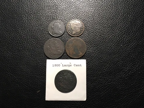 5 Low Grade Half Cents And Draped Bust Large Cents Damaged Price Hard To Resist Cover