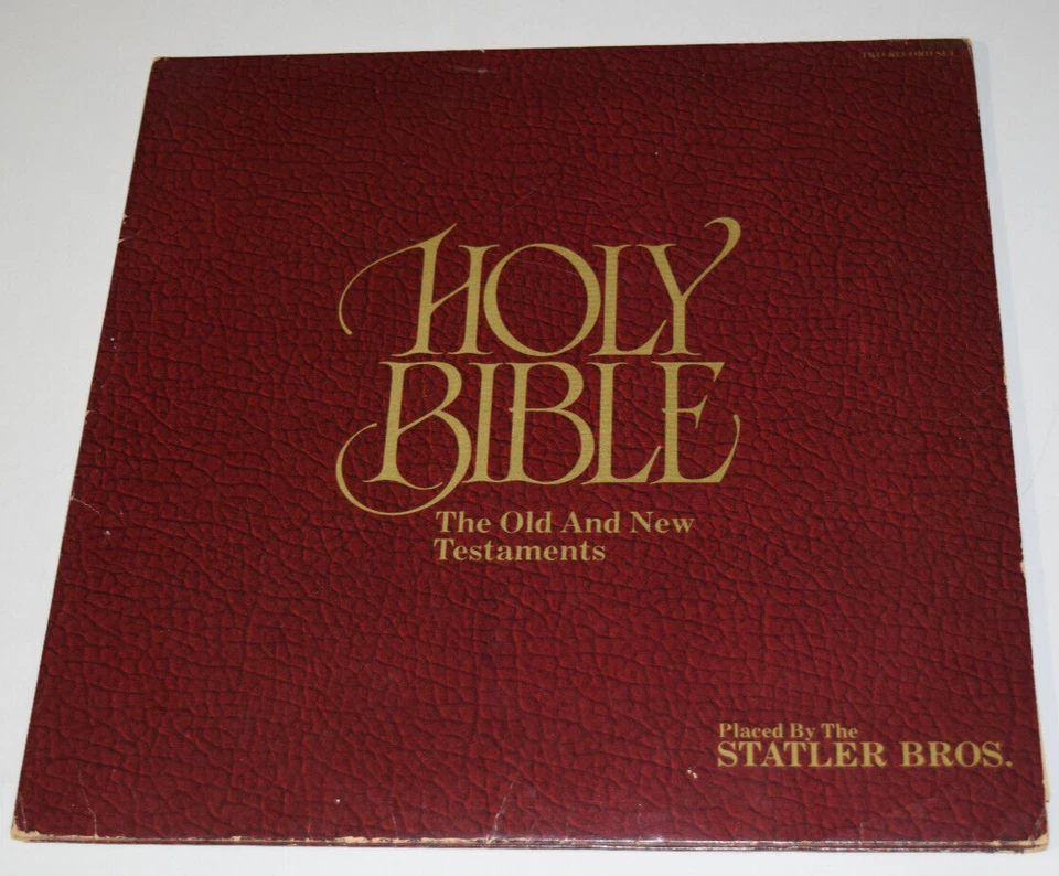 СВЯТАЯ БИБЛИЯ Ветхий и Новый Завет - Statler Brothers - 12" виниловая пластинка 2xLP 1975 - Изображение 1 из 4
