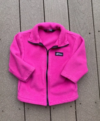 Girl’s Size 5 Pink Fleece Jacket  - Image 1 of 2