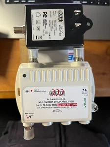 PCT Multimedia Drop Amplifier PCT-MA-B1015-1A, 5-42/54-1002 MHz Active Return - Picture 1 of 1
