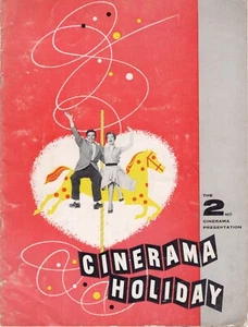 @ ORIGINAL PROMO: CINERAMA HOLIDAY 1955 2nd Cinerama presentation program - Picture 1 of 4