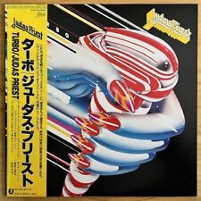 Judas Priest "Turbo" LP w/OBI 283P705 EX+/VG++ Japan