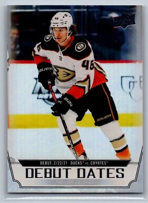 2022 Upper Deck #DD-13 Trevor Zegras Debut Dates - Image 1 of 2