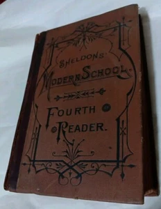 1882 Sheldon & Co's Modern School Fourth Reader Illustrated - Picture 1 of 6
