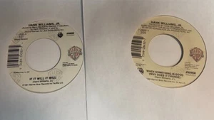 Hank Williams Jr 45 RPM Record Lot - Picture 1 of 2