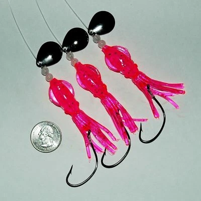 MEJORES APAREJOS DE PESCA DE CALAMARES FLUKE PLAUNDER B2 SEÑUELOS GAMAKATSU LUBINA BACALAO SALMÓN Foto 1 de 4