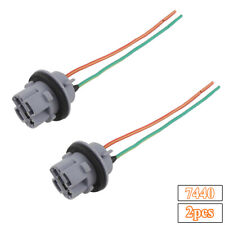 2pcs 7440 992 T20 Female Socket Wiring Harness for DRL Backup Turn Signal Light