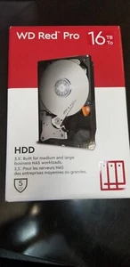 WD Red Pro WD161KFGX 16TB 3.5" SATA Internal Hard Drive - Afbeelding 1 van 2