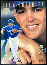 Alex GONZALEZ 1996 Leaf Studios #2 Toronto Blue Jays