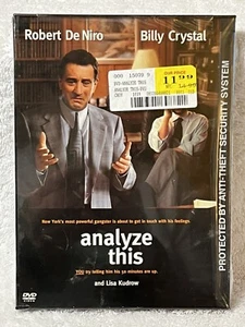 Analyze This DVD 1999/Comedy Movie Billy Crystal/Robert DeNiro/Lisa Kudrow New - Foto 1 di 3
