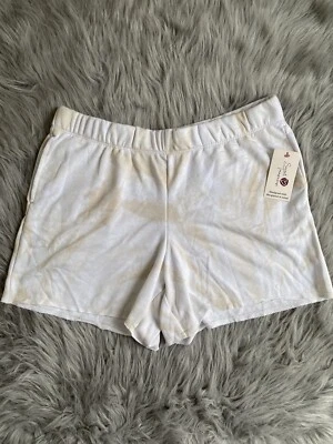 Secret Treasures Pajamas Womens Size Large White Cream Tie Dye Pajama Shorts NEW - Image 1 of 4