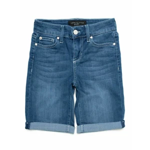 Celebrity Pink Girls Bermuda Mid-Rise Shorts, Medium Wash Harlowe, Size 8 - Picture 1 of 2