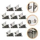  10 Pcs Freezer Shelf Clips Stainless Steel Cooler Supports Refrigerator