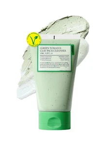 Green Tomato Clay Mask Cleanser, Pore Purifying with 49% Green Tomato Extract, S - Picture 1 of 12