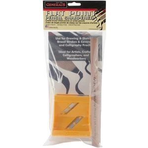 2 Pack General's Flat Point SharpenerS6000 - Picture 1 of 1