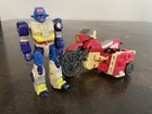 Transformers G1 Action Masters Decepticon Axer With Off Road Cycle Hasbro 1990