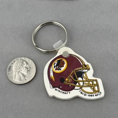 Casco de fútbol americano 1993 Washington Redskins Wincraft llavero llavero #60339 Foto 1 de 2
