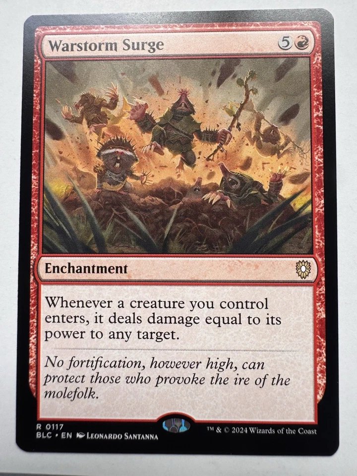 MTG Magic Warstorm Surge 0117 Commander: Bloomburrow BLC - Image 1 of 1